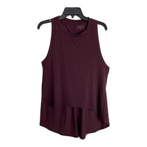 Athleta Womens Shirt Adult Size Small S Breezy Tank Maroon Work Out Yoga
